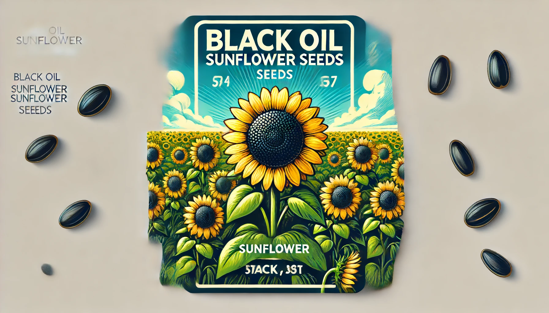 Black oil sunflower seeds