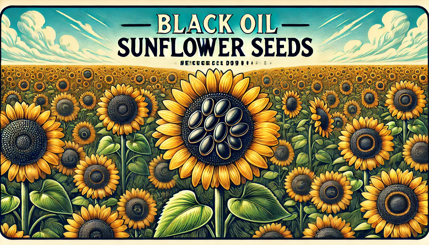 Black oil sunflower seeds